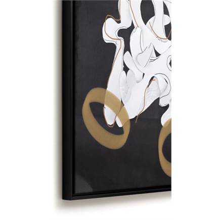 Coco Maison Dancing notes schilderij 120x120cm